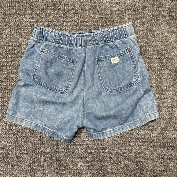 Signature By Levi Strauss & Co Girls High-Rise 3" Shorts Loose Fit Size L Blue - Picture 2 of 7